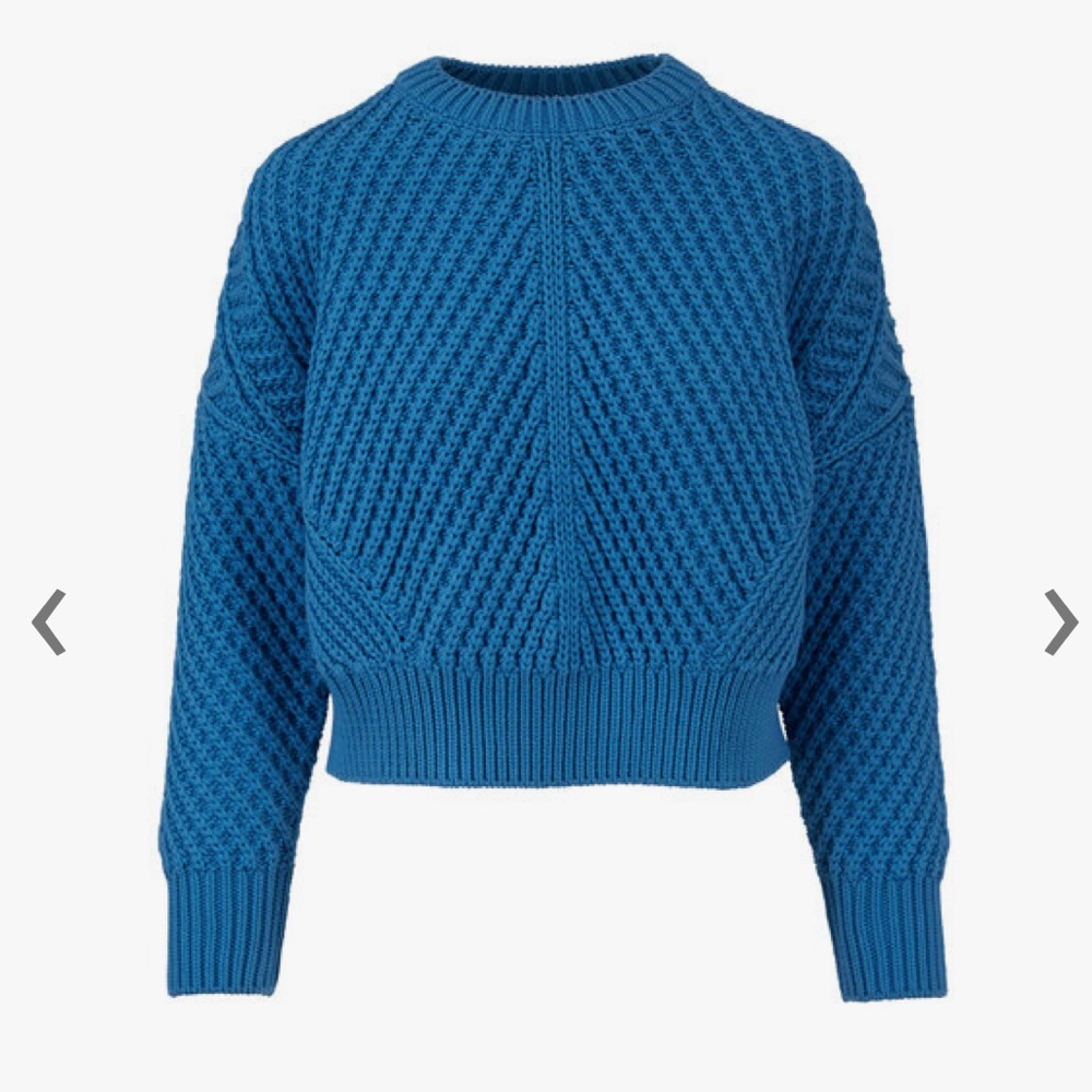 Vince Baby Blue Cable Knit Sweater - size Medium